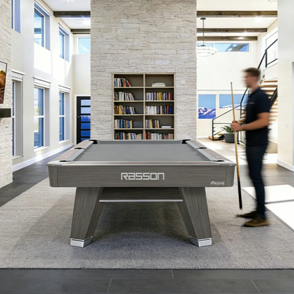 RASSON Acurra Pool Table, Ball Return, CPBA Competition Cloth, 9ft