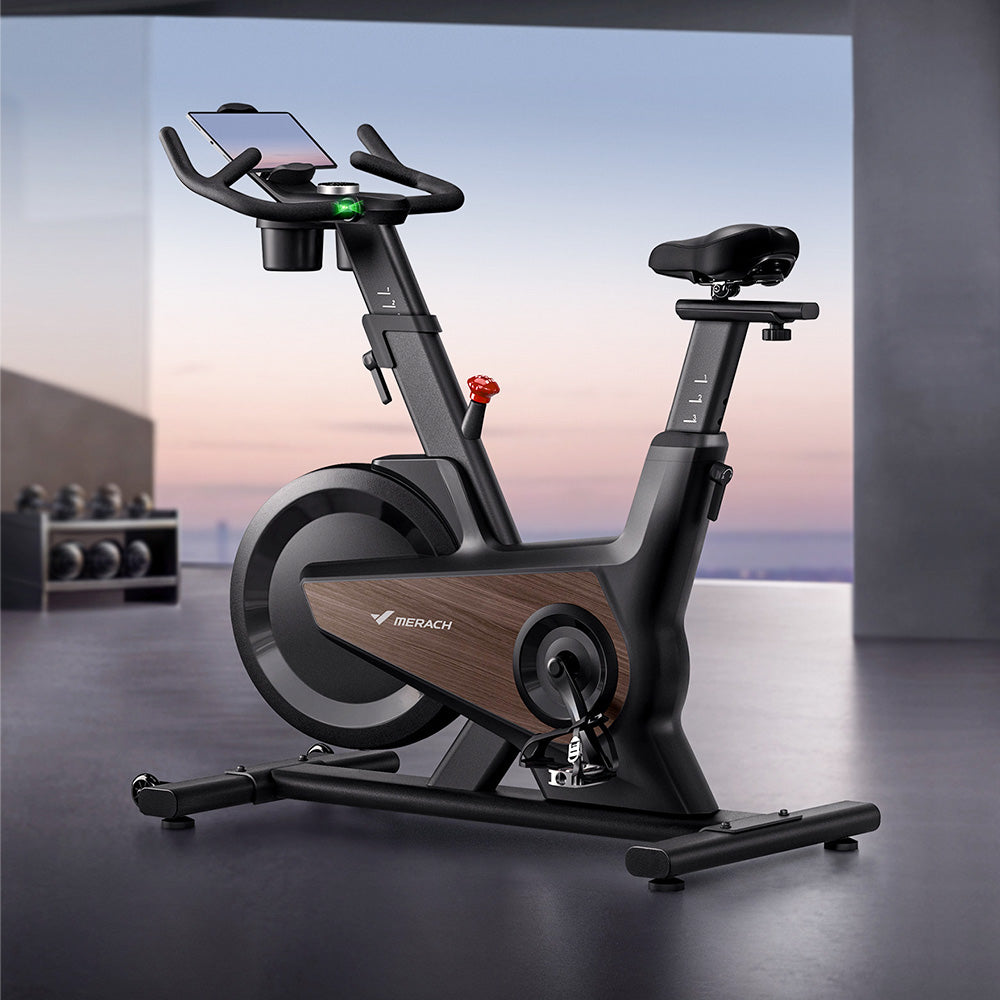 MERACH self-generating exercise bike,stationary bikes