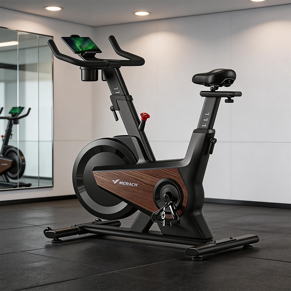 MERACH self-generating exercise bike,stationary bikes