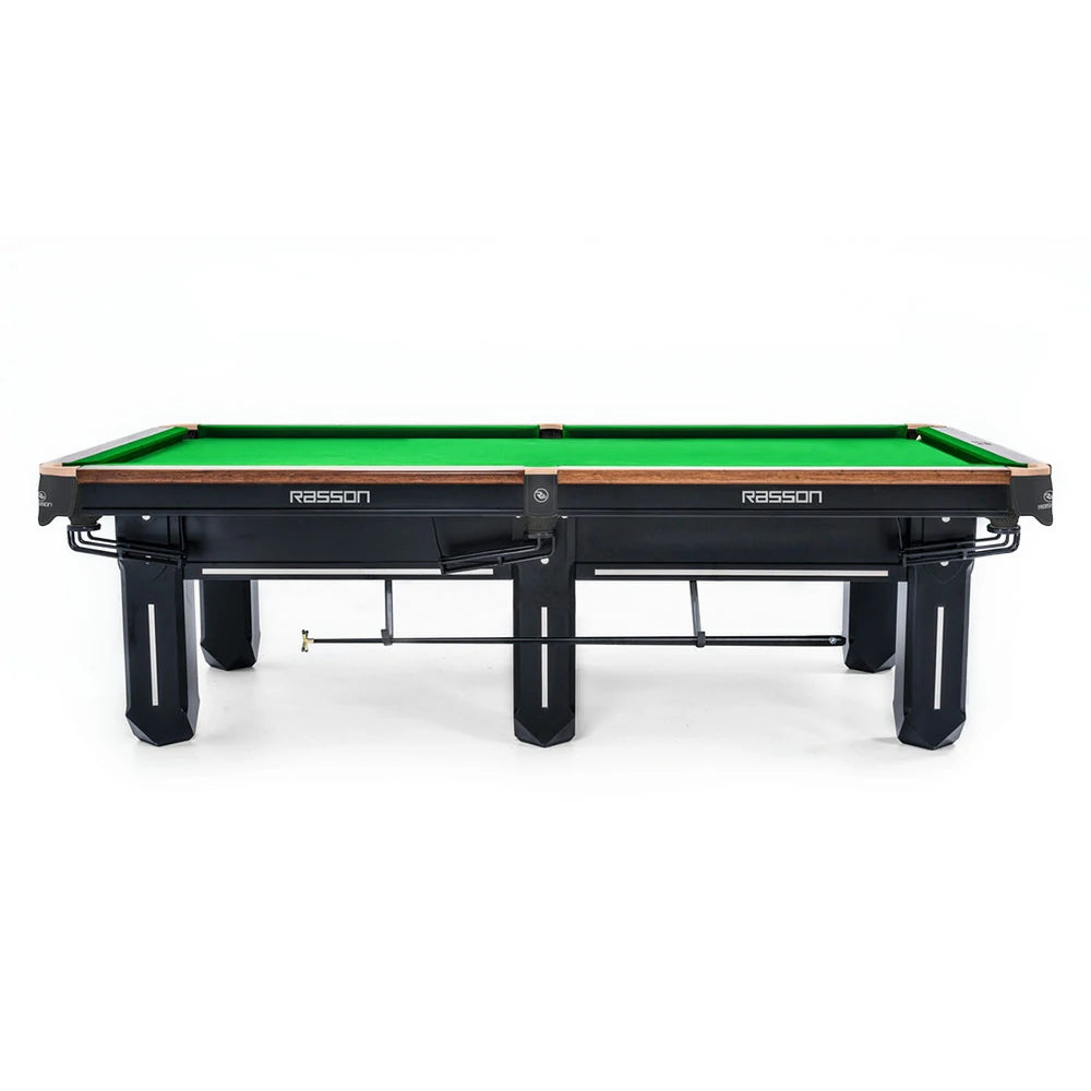 RASSON Sword II Chinese Pool Table, Slate Bed, Steel-Wood Frame, 9ft