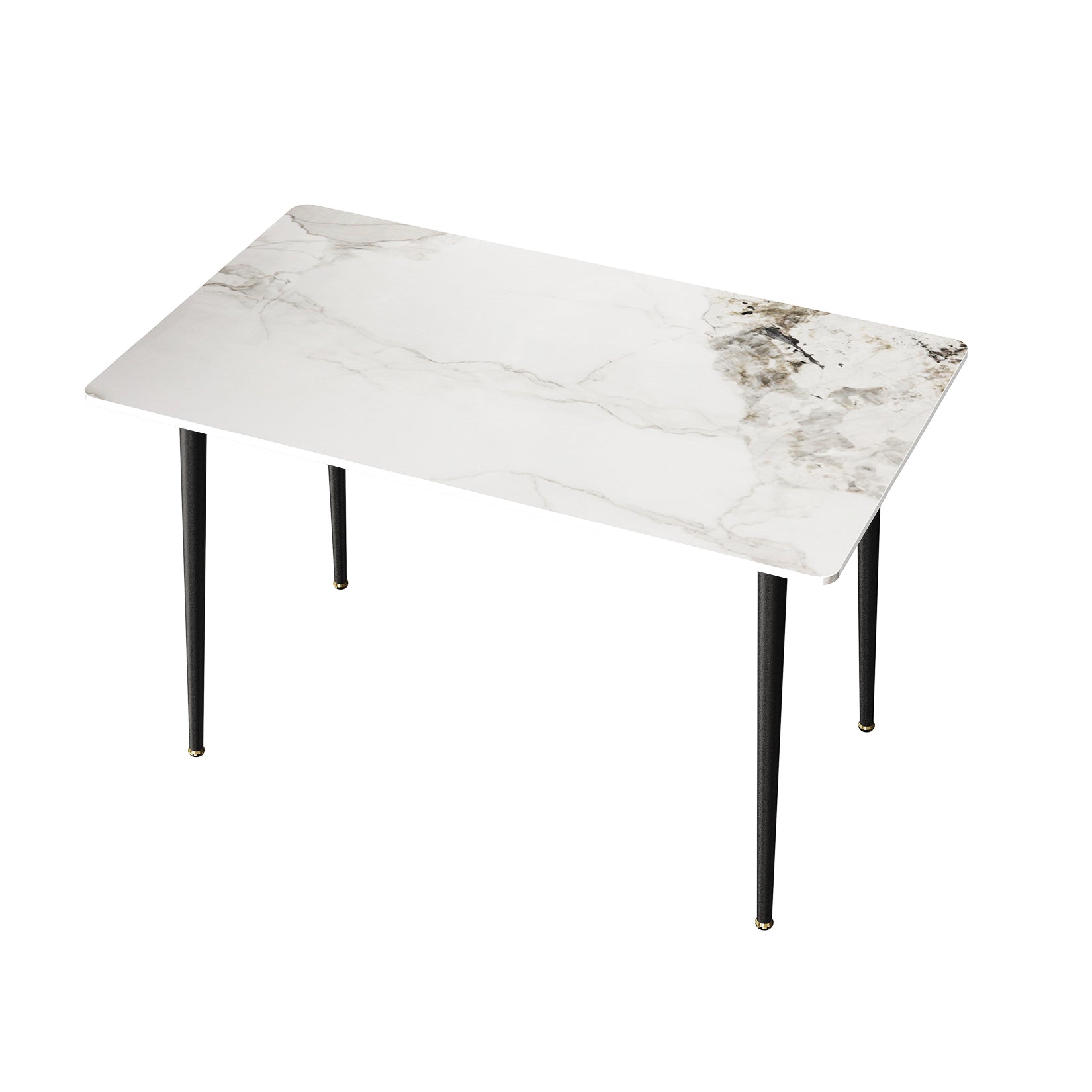 120CM Length Dining Kitchen Table for 4-6 People Sintered Stone Top