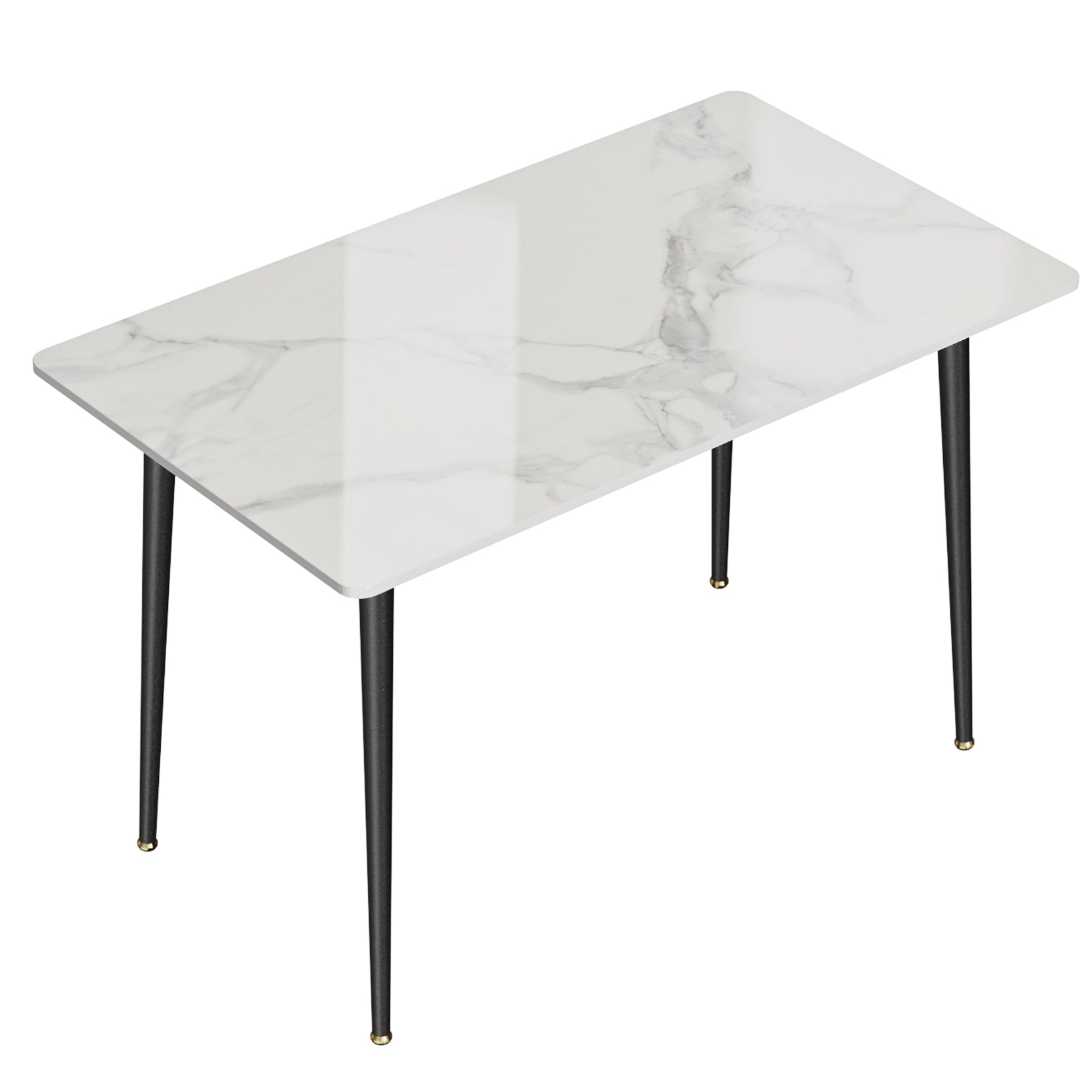 120CM Length Dining Kitchen Table for 4-6 People Sintered Stone Top