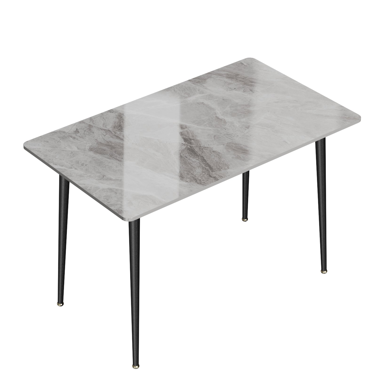 120CM Length Dining Kitchen Table for 4-6 People Sintered Stone Top