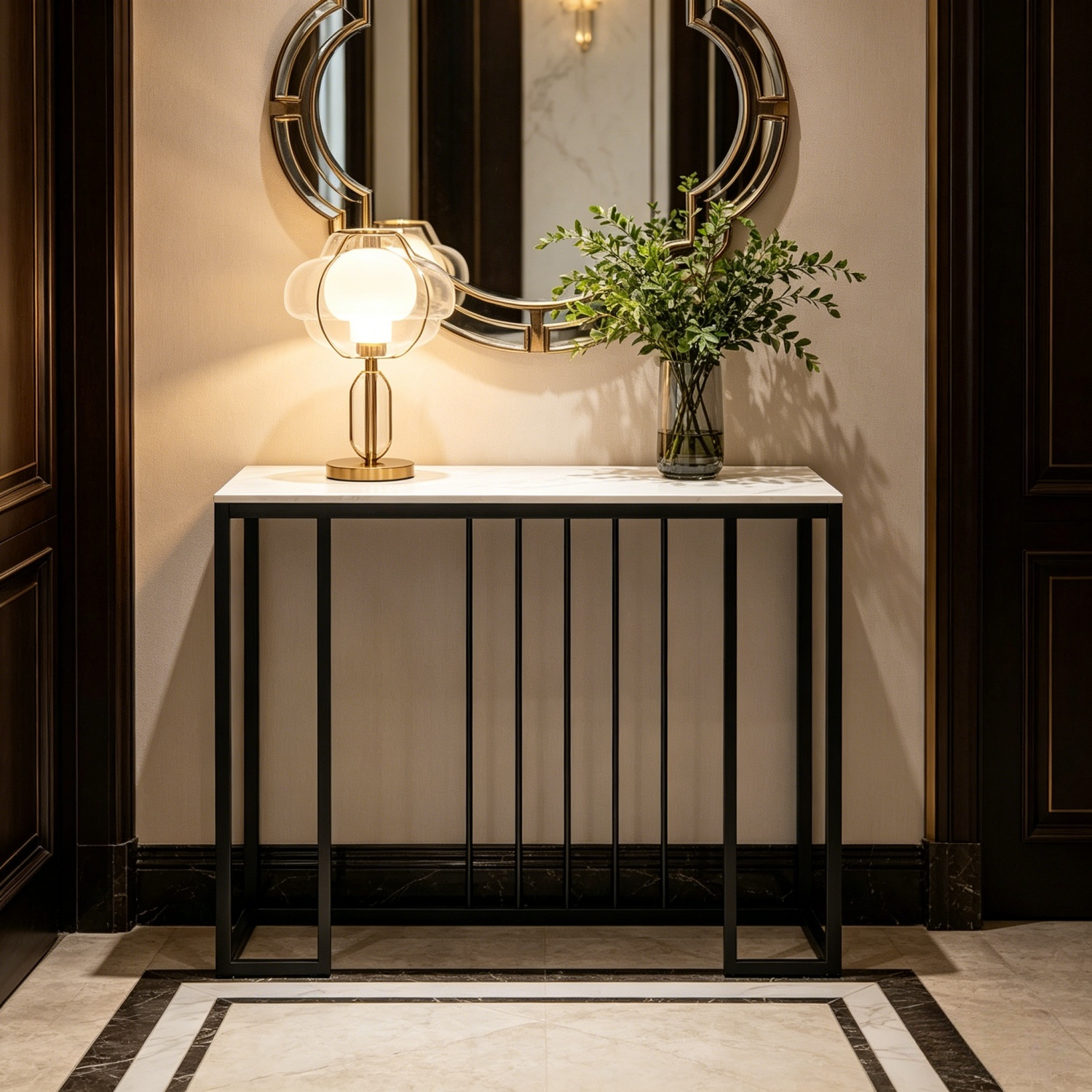 80CM Console Table for Entryway Entrance Living Room Sofa Side Table