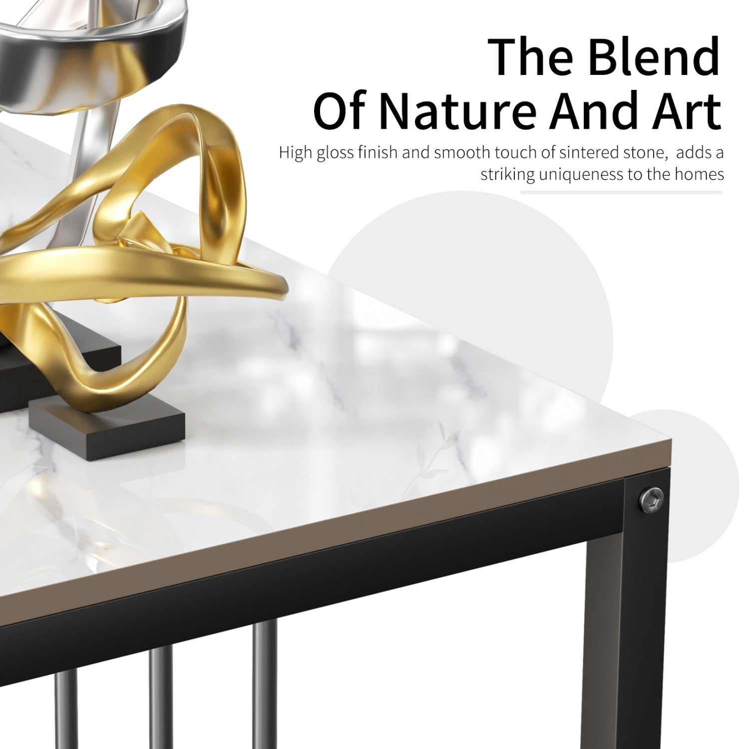 80CM Console Table for Entryway Entrance Living Room Sofa Side Table