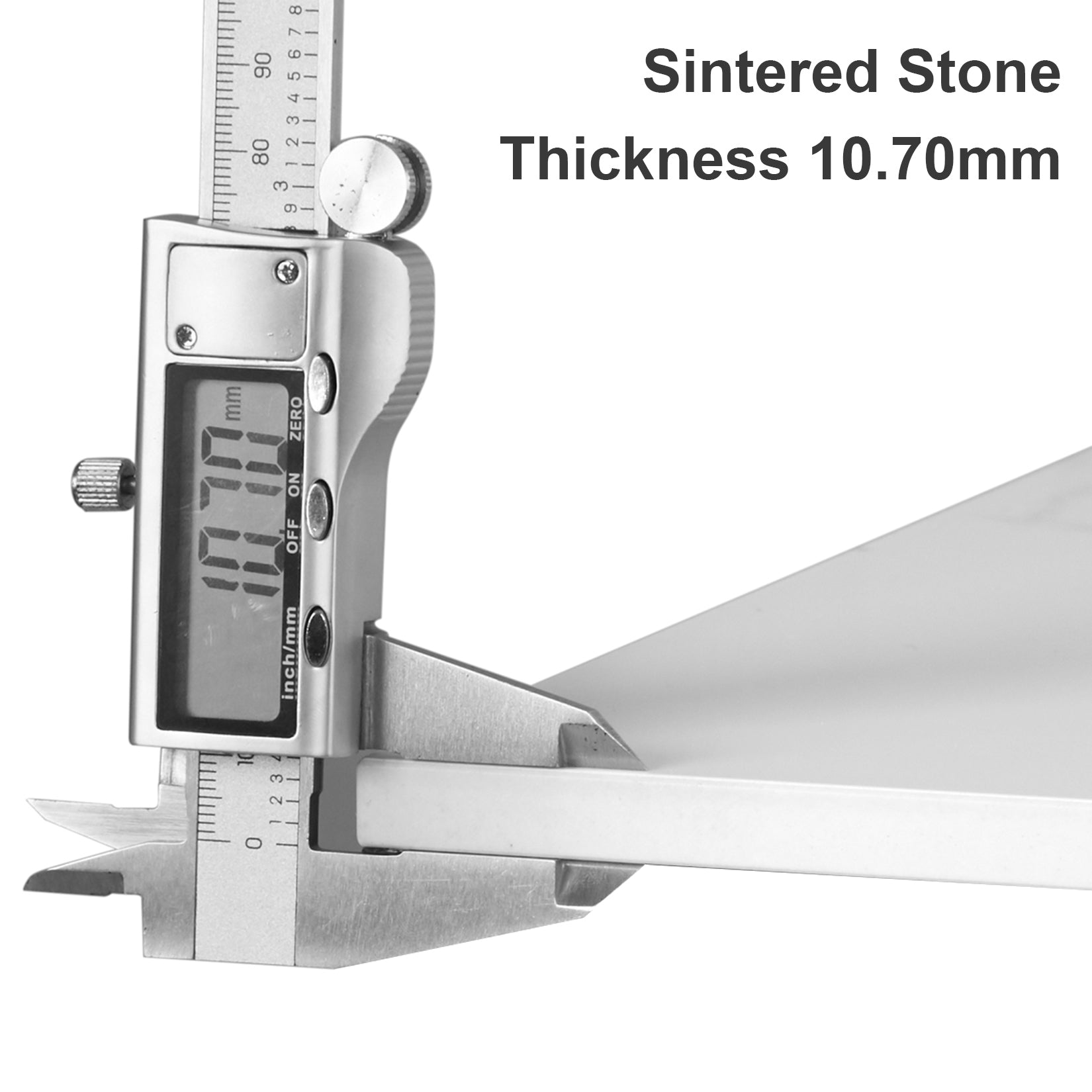 2 Tier Square Sofa End Side Table Sintered Stone Top Coffee Table