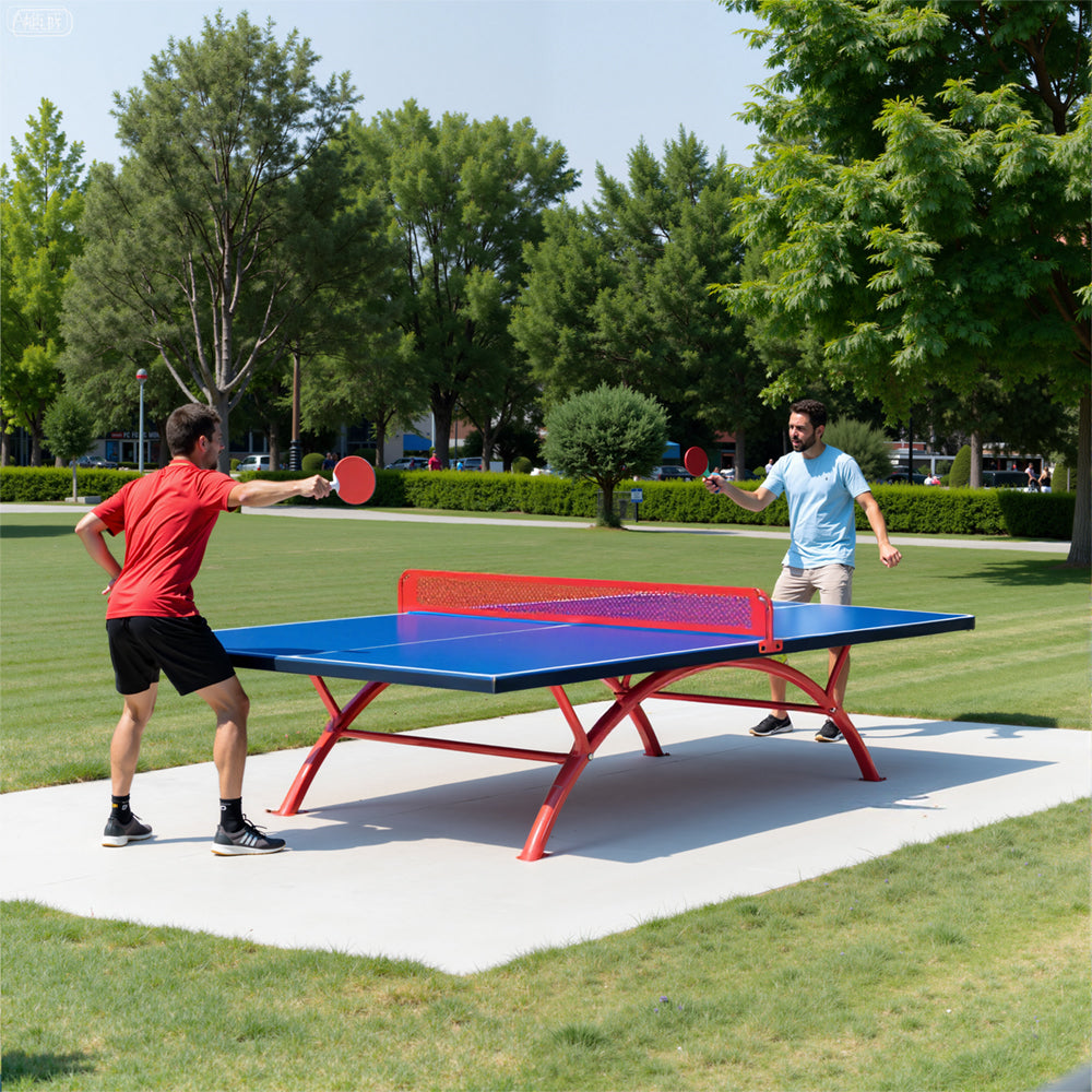 Eeeza Rainbow Table Tennis Table with Full Accessories for Outdoor