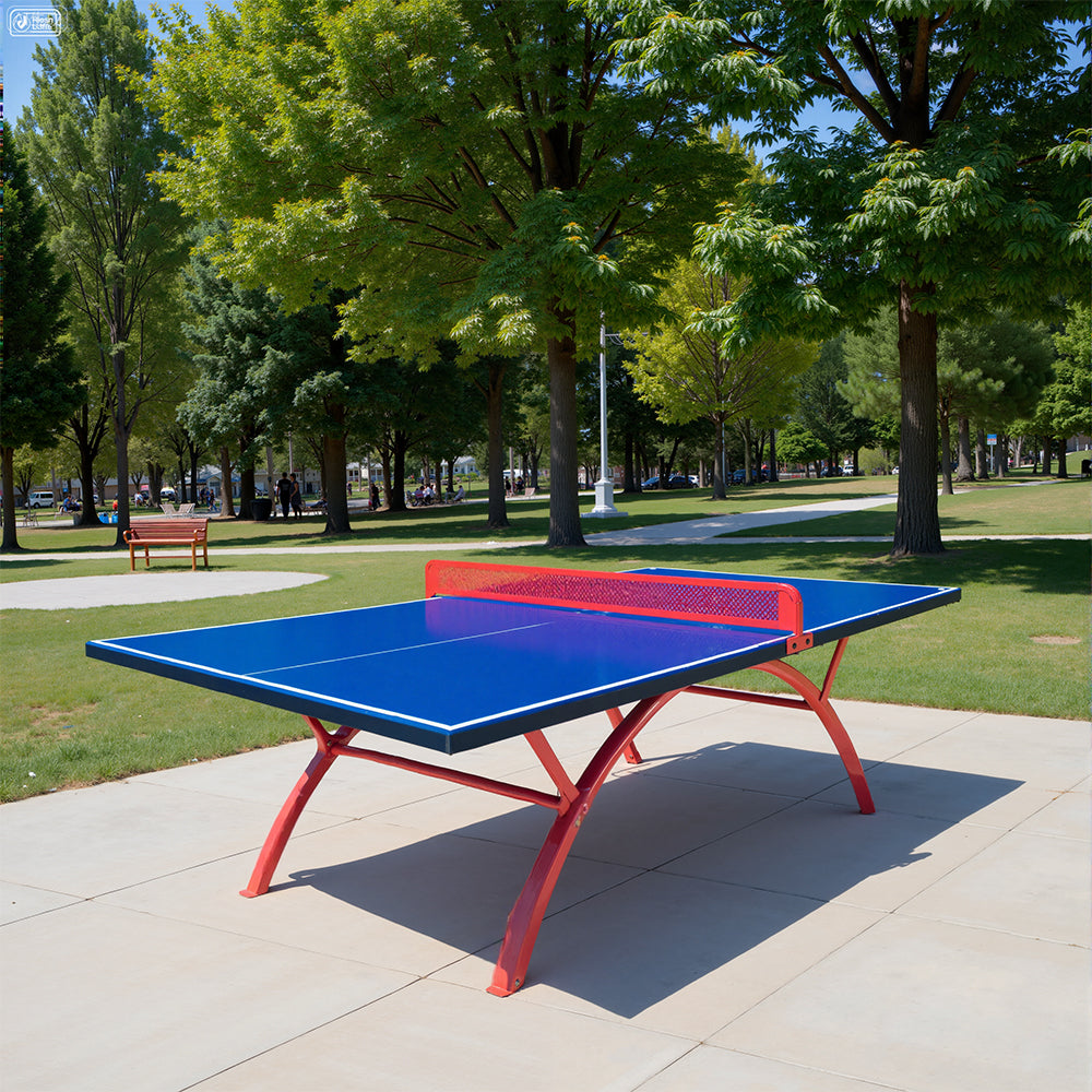 Eeeza Rainbow Table Tennis Table with Full Accessories for Outdoor