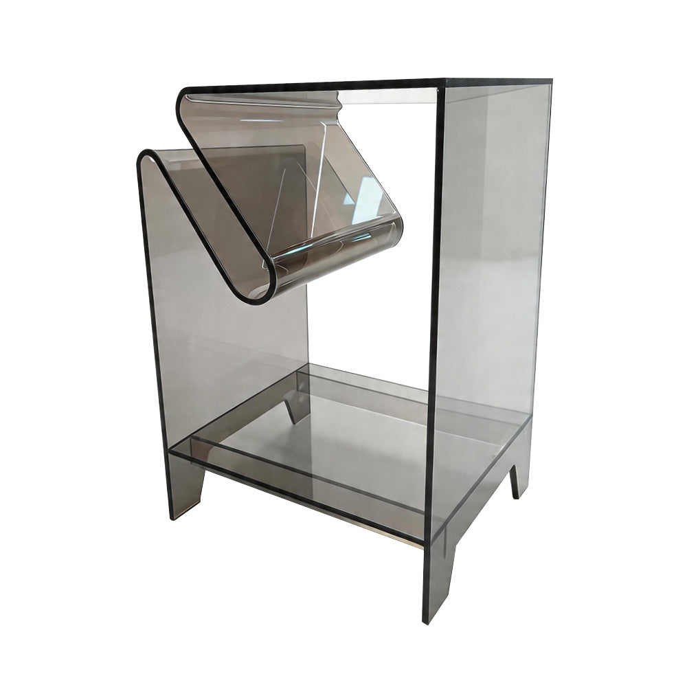 Acrylic Side Table,Bedside Table Nightstand for Bedroom Living Room