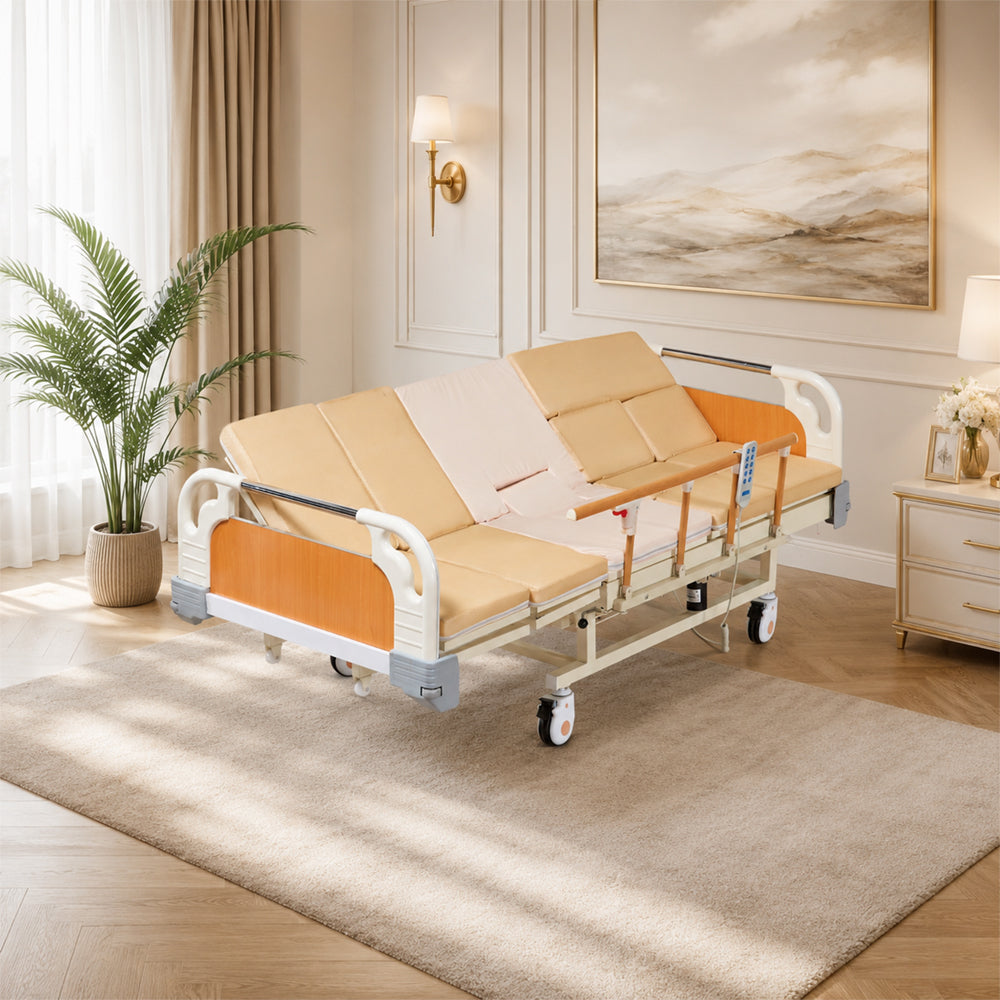 Adjustable Electric Bed for Senior with Nursing Mattress