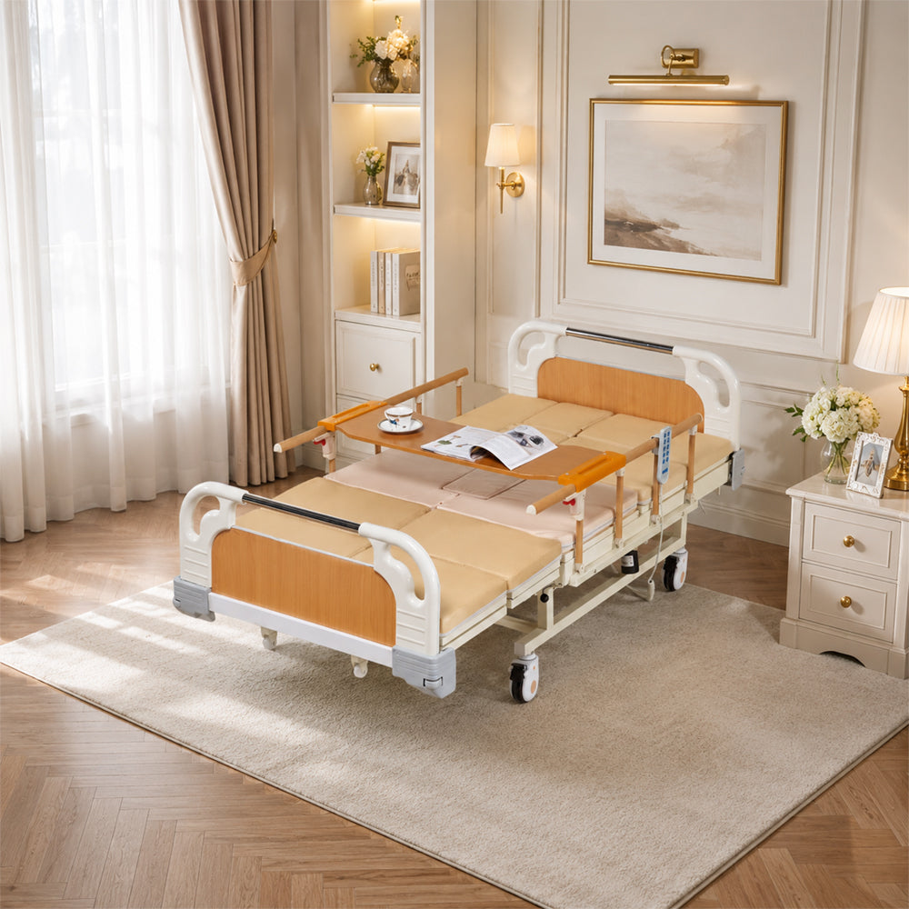 Adjustable Electric Bed for Senior with Nursing Mattress