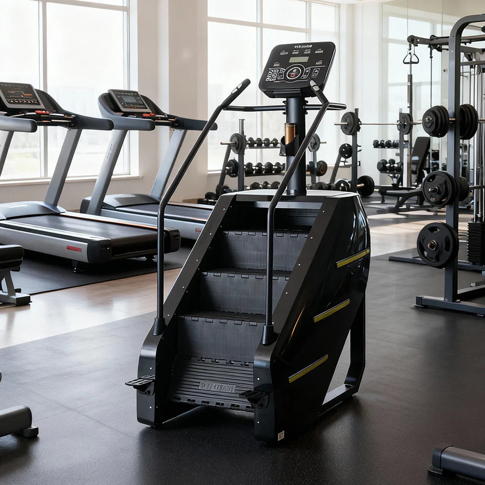 Eeeza Electric Stair Climber Machine with LED Display, Carbon Steel