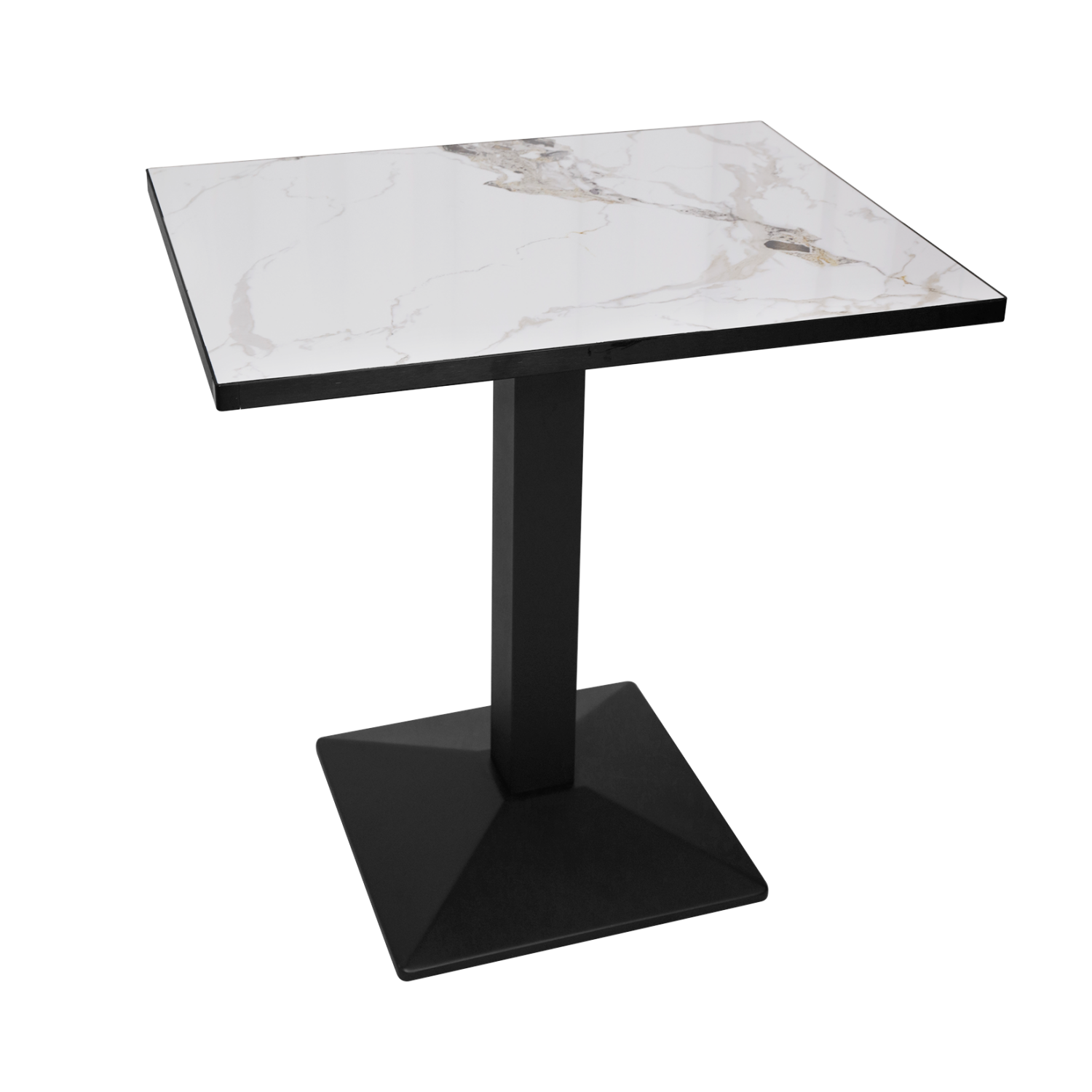 Eeeza Dining Table with Sintered Stone Top, Rectangular