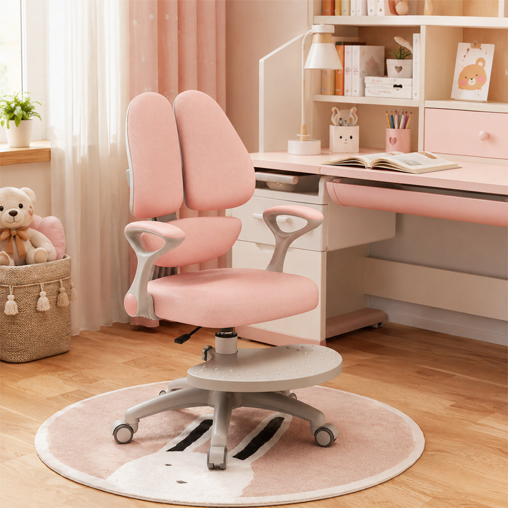 Eeeza Kids Ergonomic Study Chair with Dual-Back Support, SGS