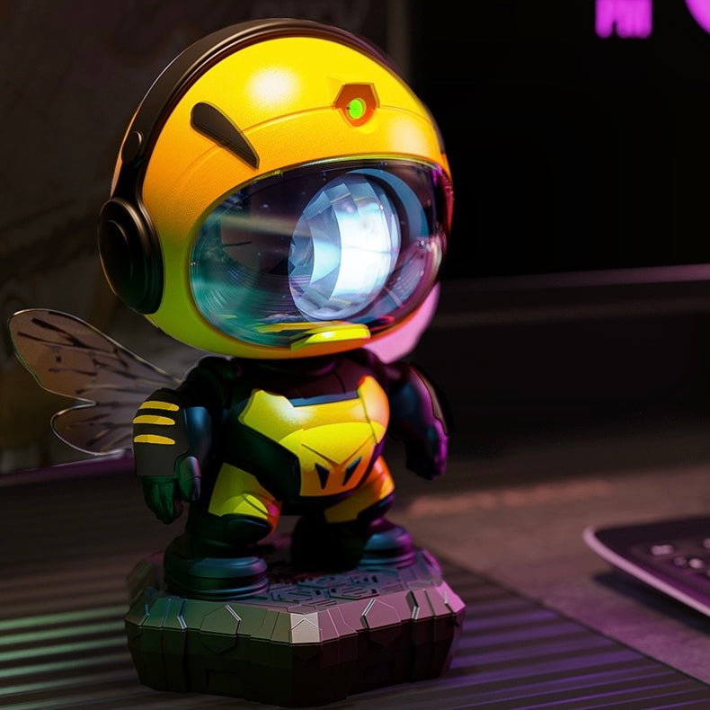 Bee Warrior Starry Sky Projector with Bluetooth Speaker and Lamp