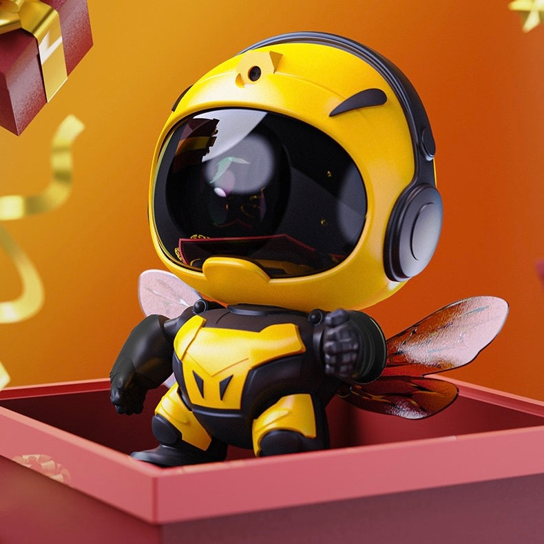 Bee Warrior Starry Sky Projector with Bluetooth Speaker and Lamp