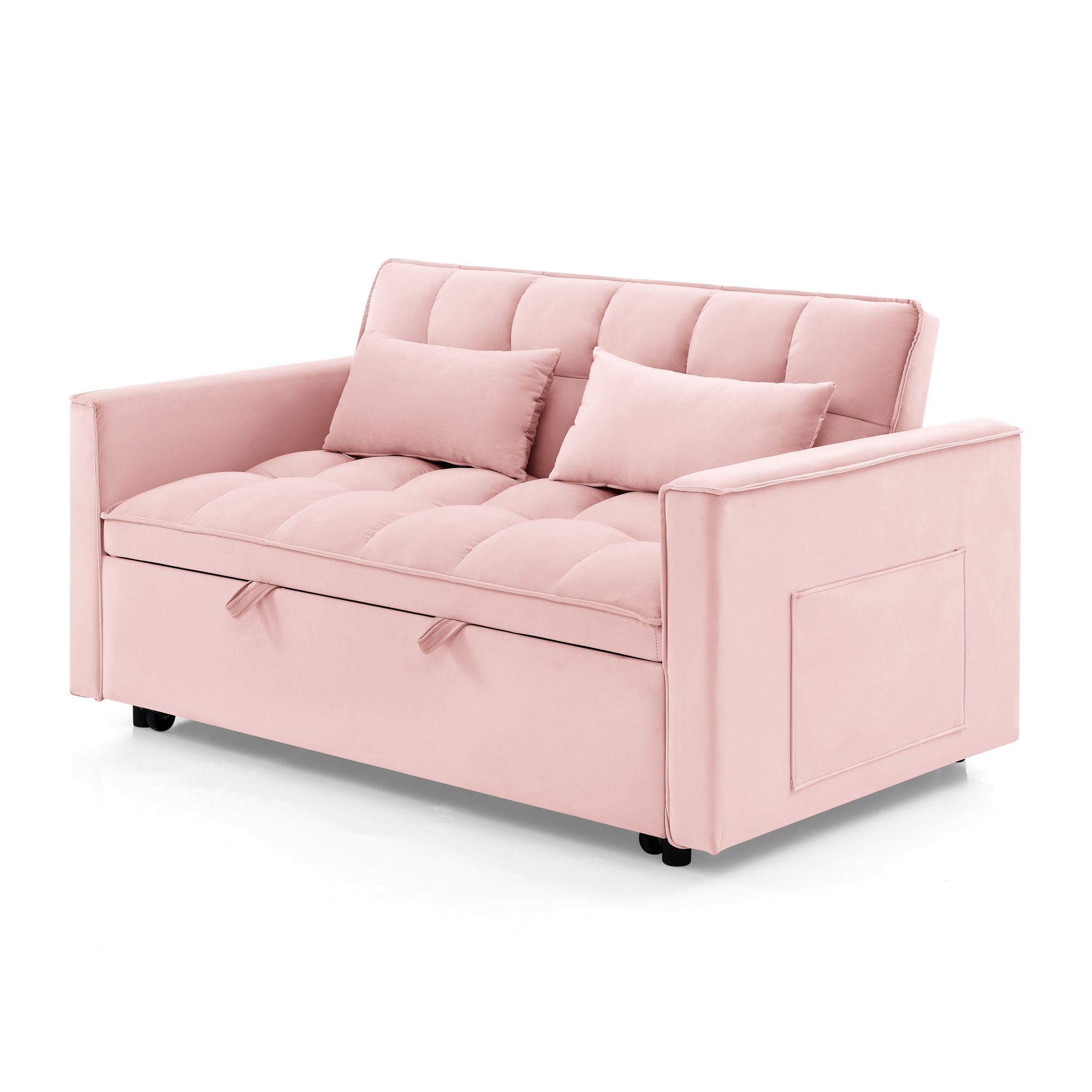 Fashionable Modern and Multi-functional Foldable Velvet Sofa Bed