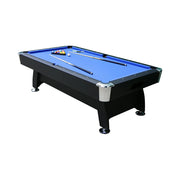 Billiard Table with Velvet tablecloth and Accessories, 7Ft, Blue