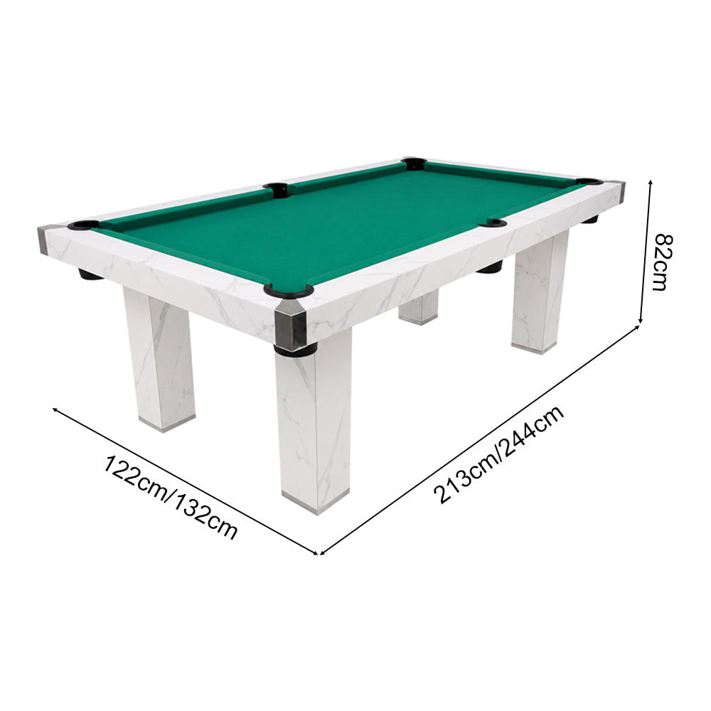Eeeza Outdoor Marble Pool Table, UV-Resistant & Weatherproof