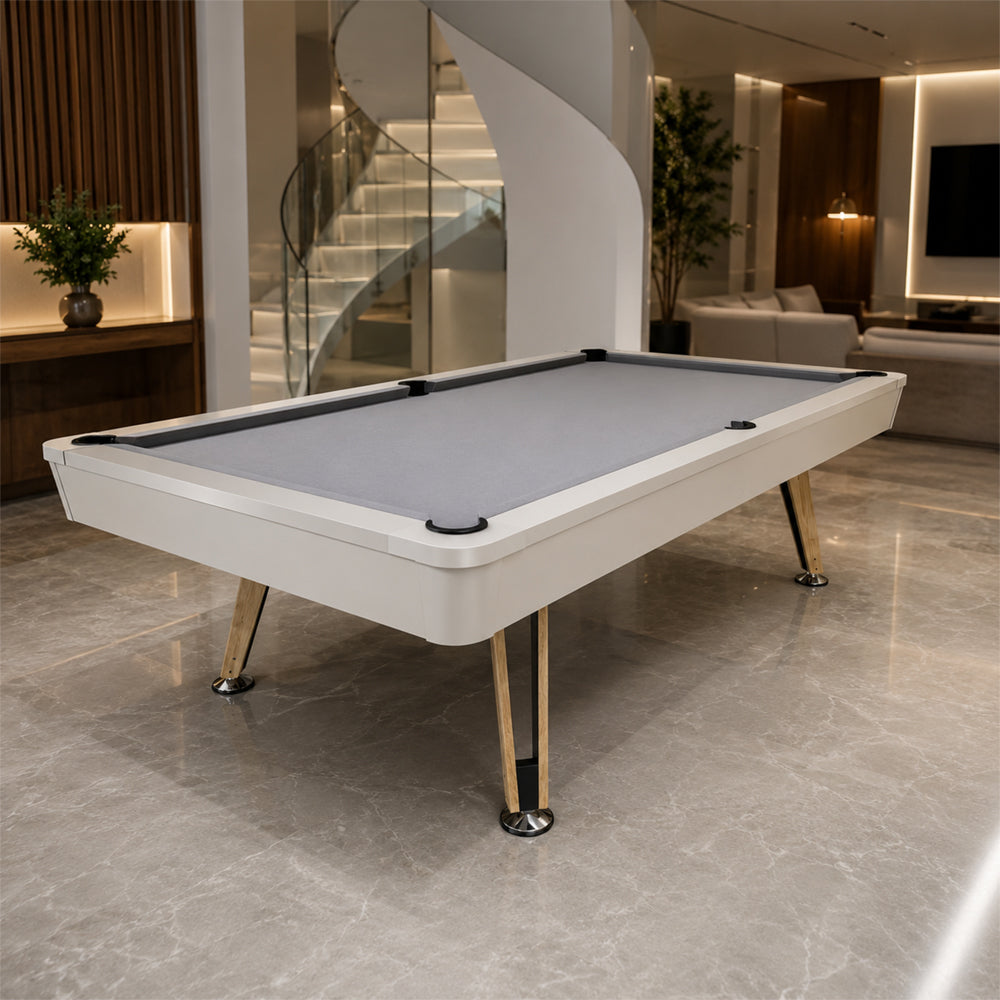 7FT Solid Wood Legs Billiard Pool Table with Full Accessories