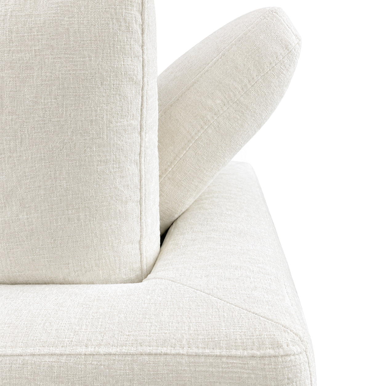 Oversized Modular Sectional Sofa with Movable Ottoman