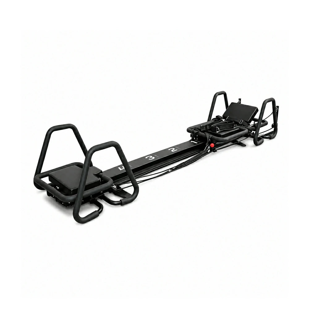 Eeeza Mini Supermodel Adjustable Pilates Reformer with Wall-Mount