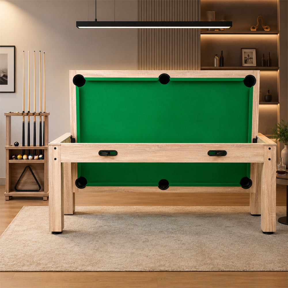 Eeeza 4-in-1 Multi-functional Game Table with Full Accessories, 7ft