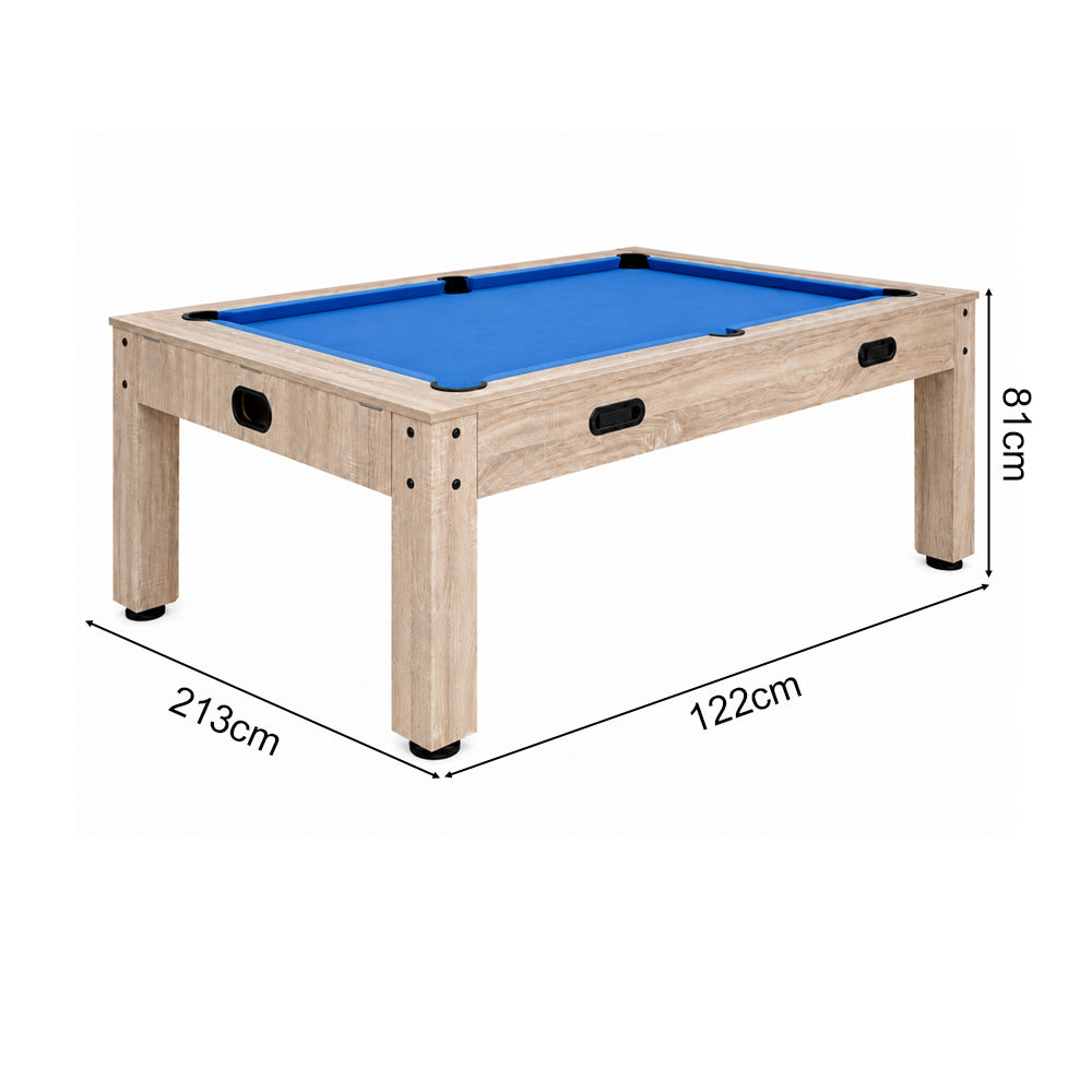 Eeeza 4-in-1 Multi-functional Game Table with Full Accessories, 7ft