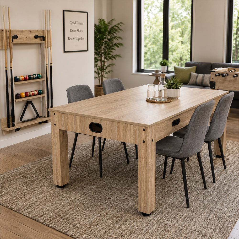 Eeeza 4-in-1 Multi-functional Game Table with Full Accessories, 7ft