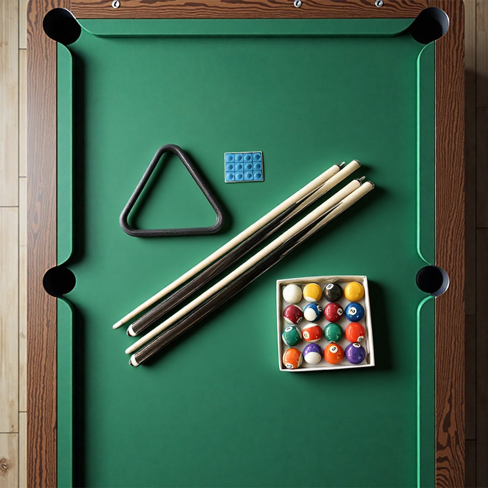 Eeeza Billiard Pool Table Cues and Ball Set