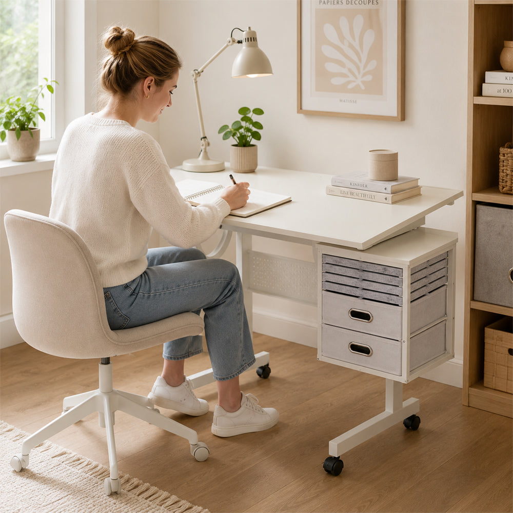 Multi functional waterproof puzzle table that can be stored