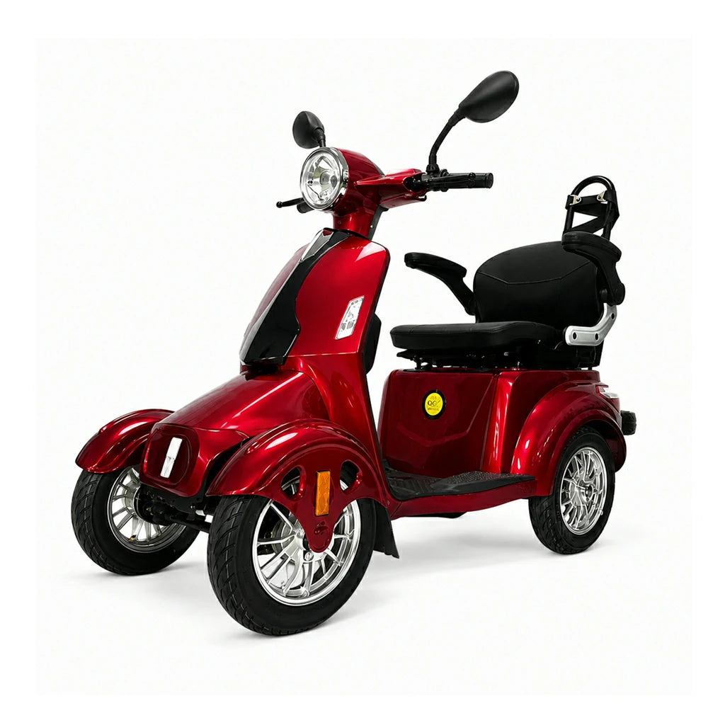 Eeeza 2D4L Electric Mobility Scooter With Golf Ball Rack, 500W 60V 20A