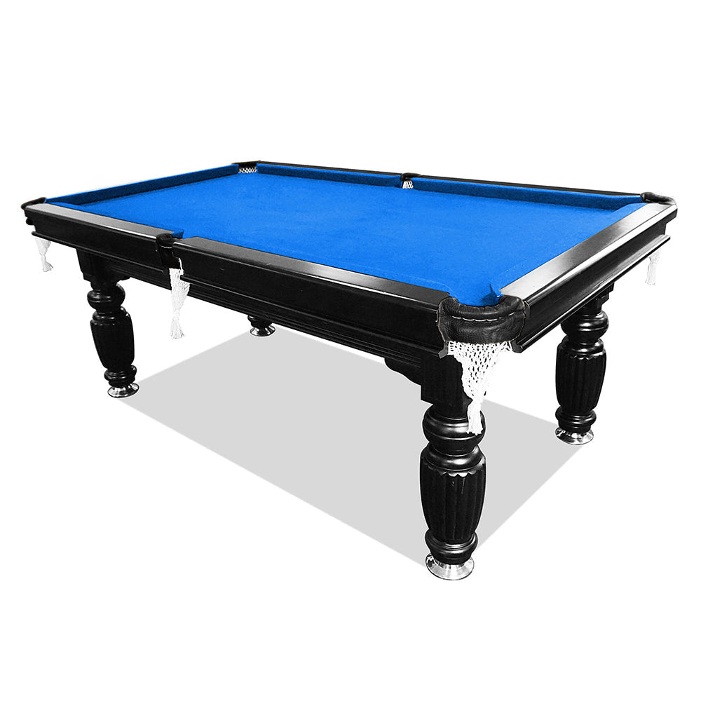 Eeeza Slate Billiard Pool Table with Full Accessories, Black, 7Ft