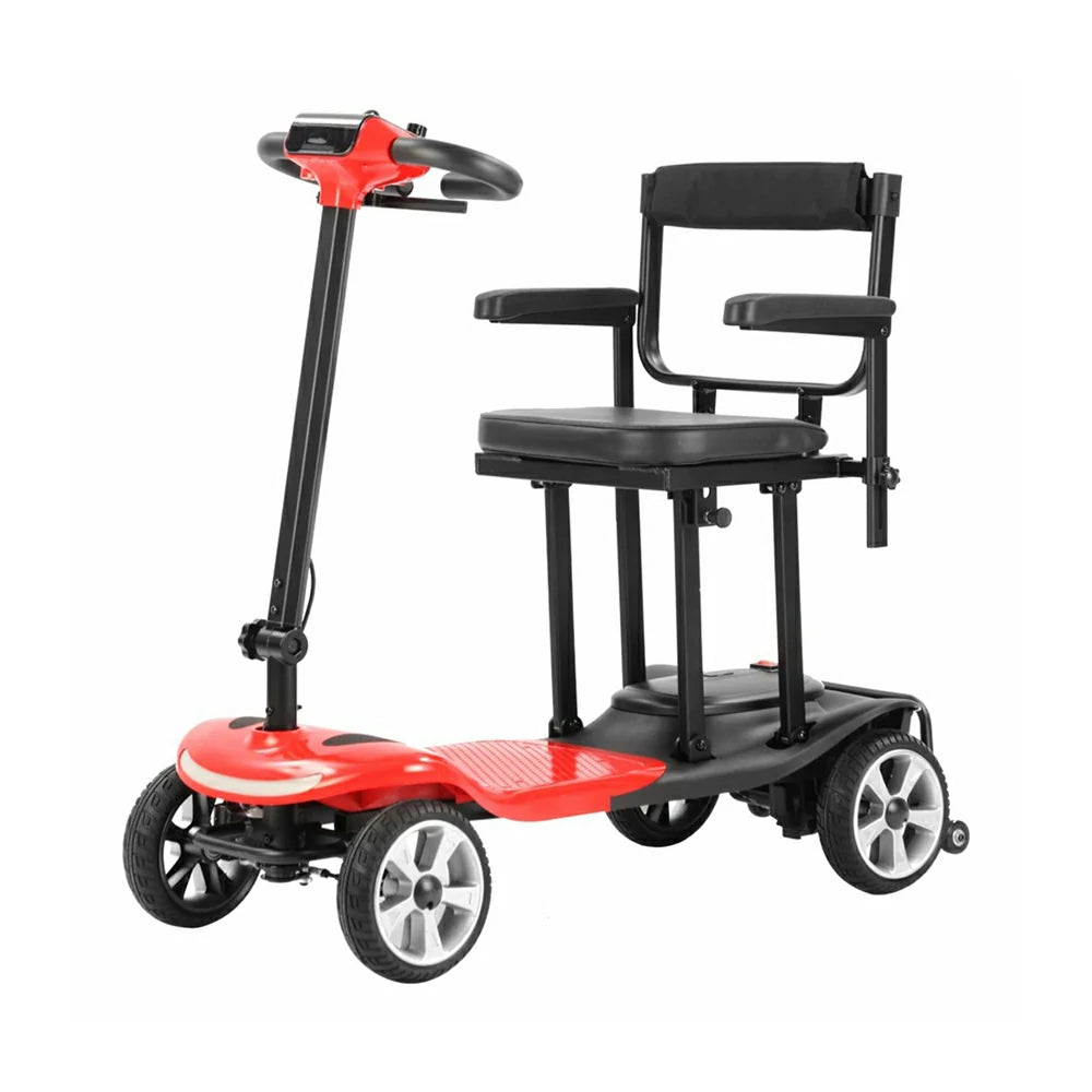 Eeeza MS210 Lightweight Folding Mobility Scooter, 250W, 24V 10.4Ah