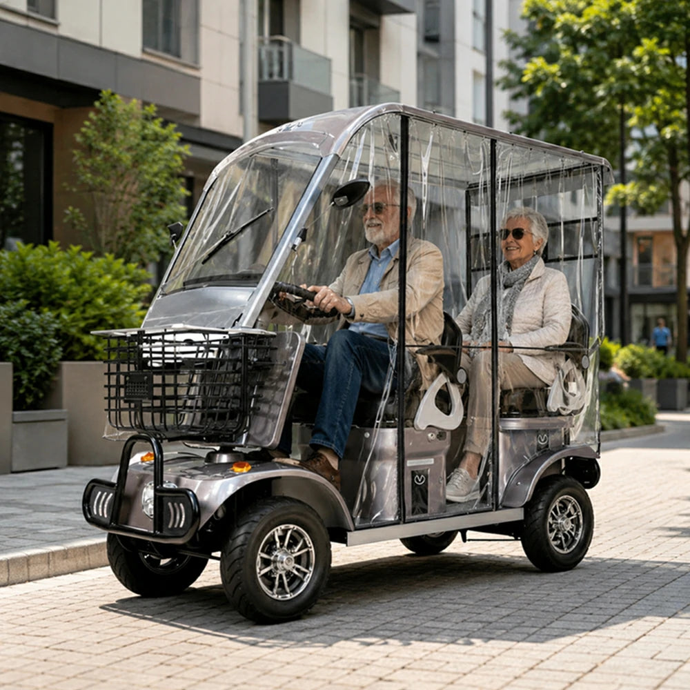 Eeeza E60 Electric Mobility Scooter with Long-Range, 650W 60V 20Ah