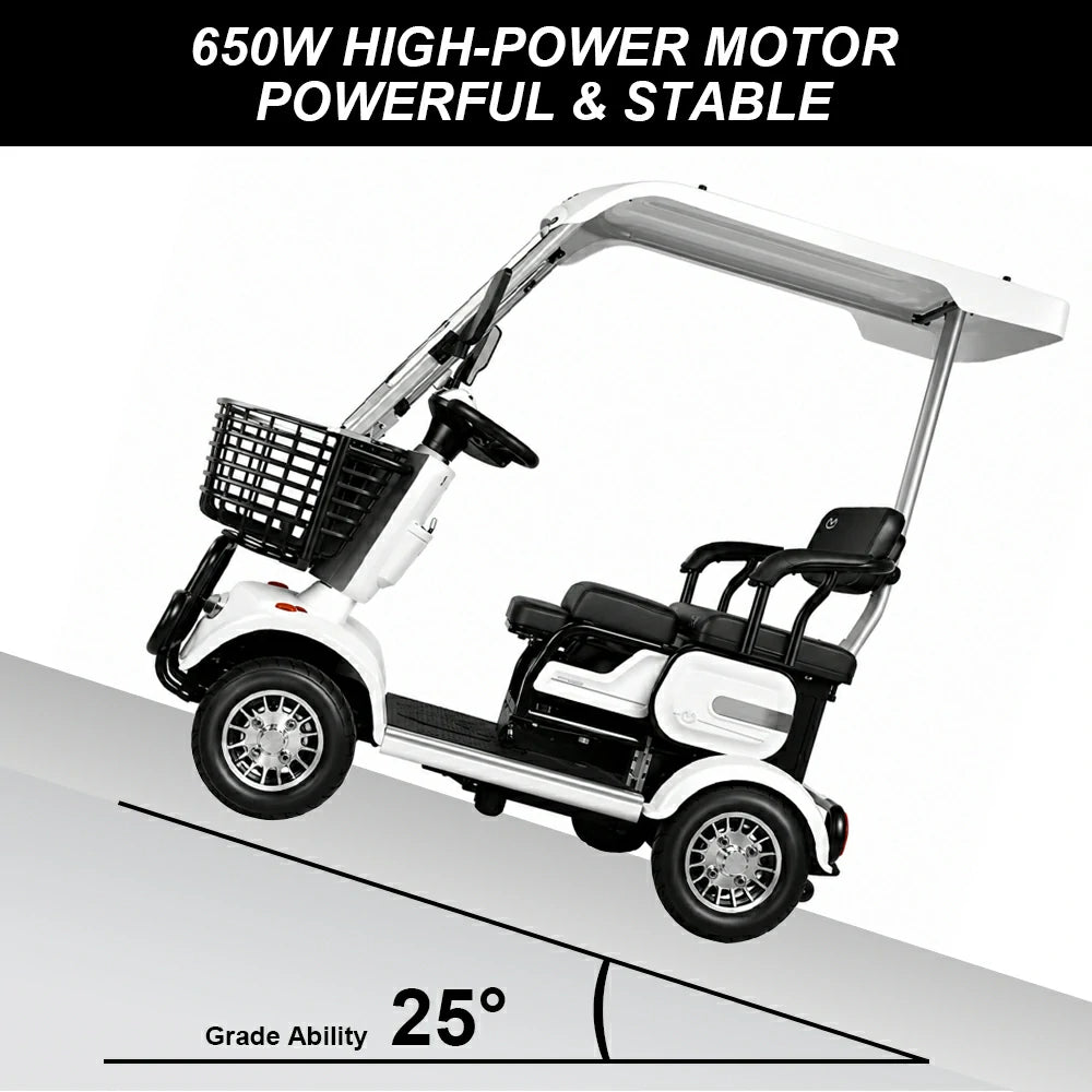 Eeeza E30 Electric Mobility Scooter, 650W 60V 20Ah