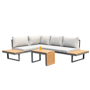 Eeeza Multi-person Sofa With Coffee Table Set