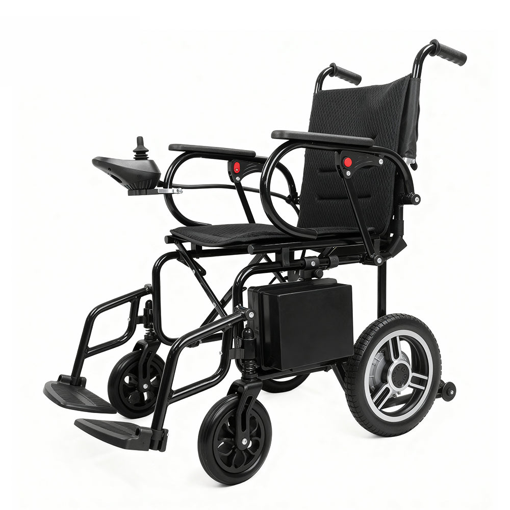 Eeeza Foldable Electric Wheelchair – Lightweight Aluminum Frame with 24V Battery Power