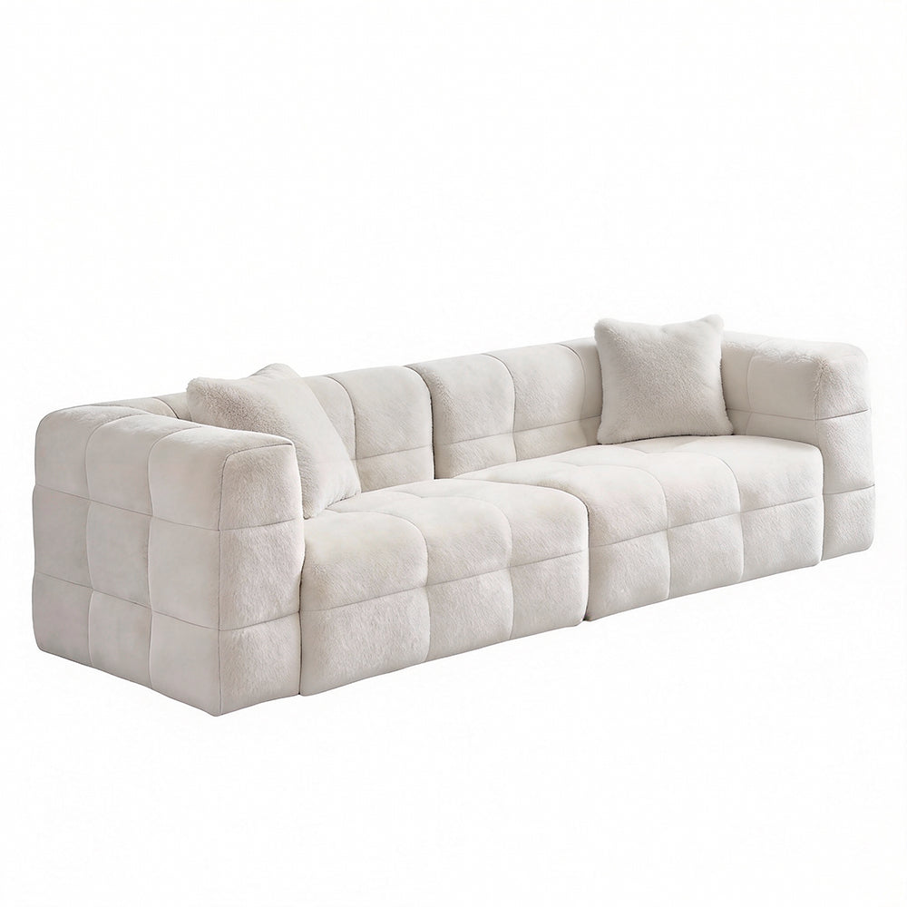 Eeeza Fashionable Lamb Fleece Sofa