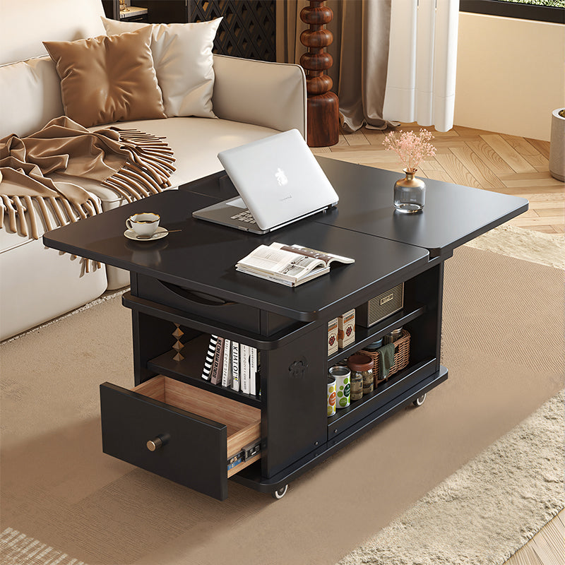 Eeeza Foldable Coffee Table with Multi-Storage Space