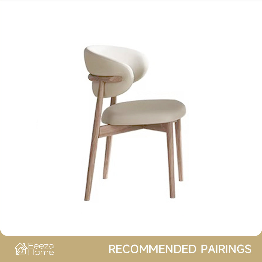 Eeeza Modern Essence Series - Natural Square Dining Table