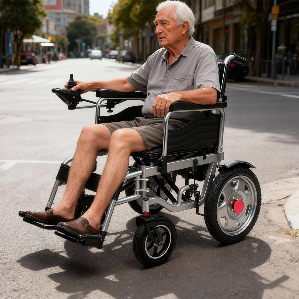 Eeeza MW1103 Electric Wheelchair for Senior, 500W, 16-Inch Tyres