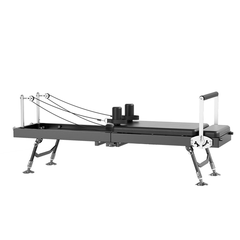 Eeeza Foldable Pilates Reformer – Adjustable Steel Frame with Silent Resistance