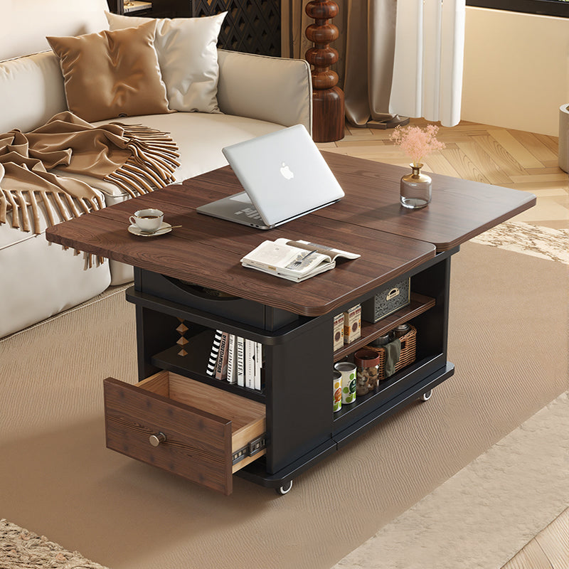 Eeeza Foldable Coffee Table with Multi-Storage Space