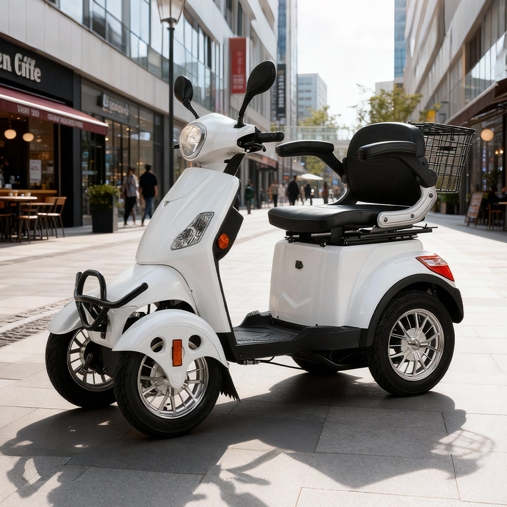 Eeeza 500W 60V 20Ah Electric Mobility Scooter with Adjustable Seat and Drum Brake