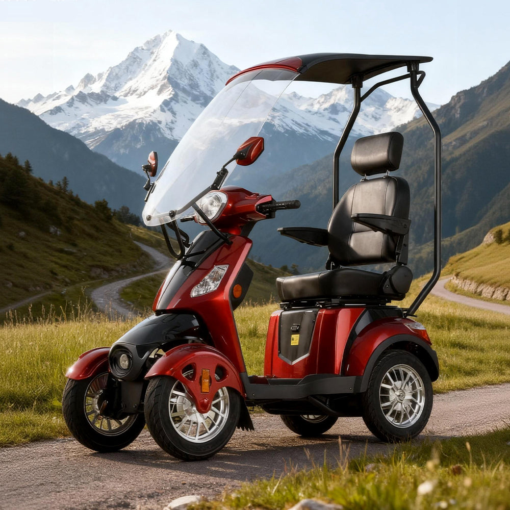 Eeeza Shield Mobility Scooter – 500W 60V20Ah with Canopy & Windshield