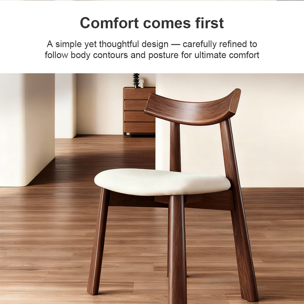 Eeeza Set of Two Modern Essence Series Crossback Chairs