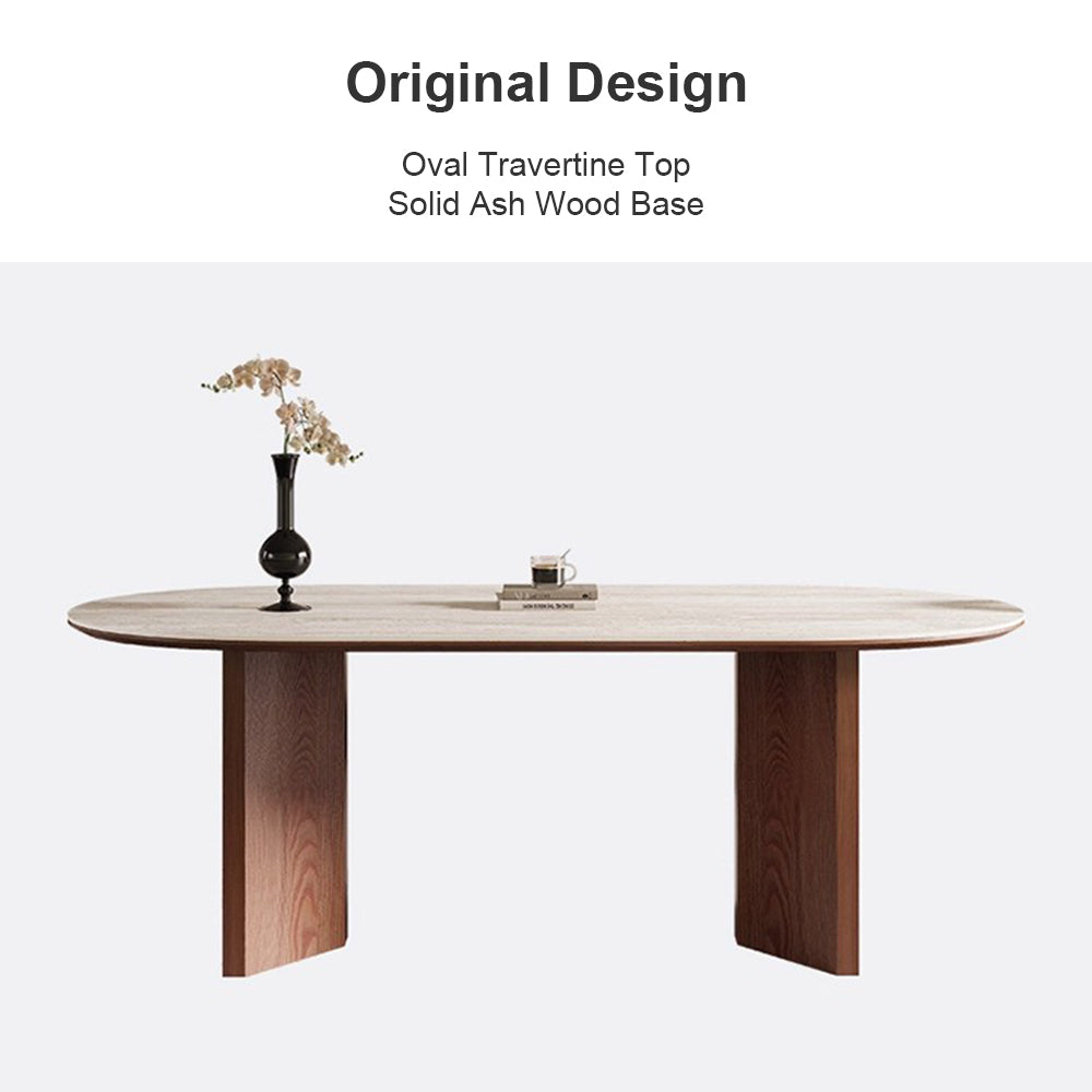 Eeeza Modern Essence Series - Oval Dining Table