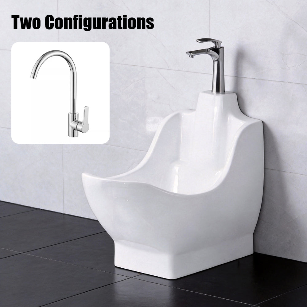 Eeeza Bathroom Foot Spa Ceramic Basin With Dedicated Chair