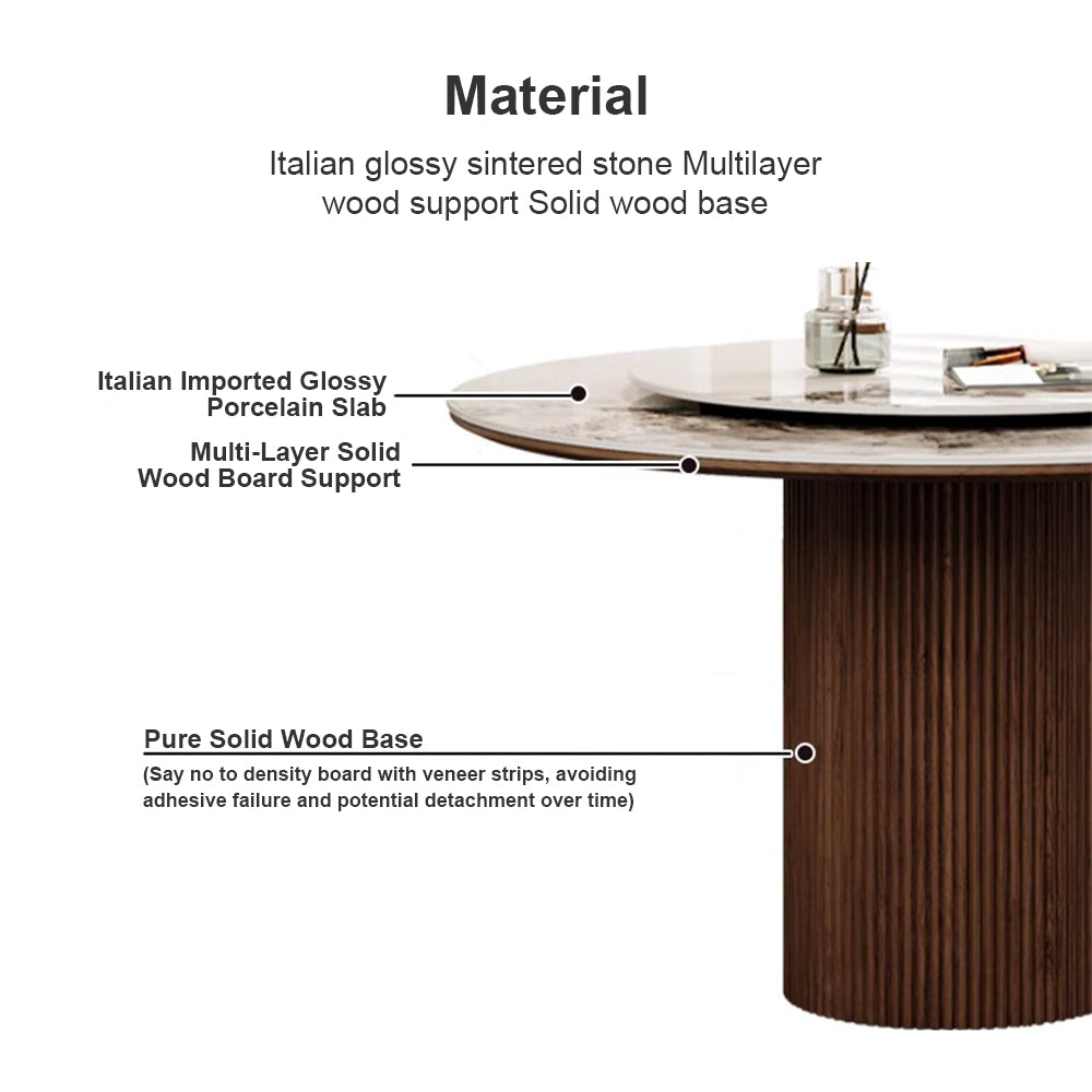 Eeeza Modern Essence Series - Round Harmony Dining Table